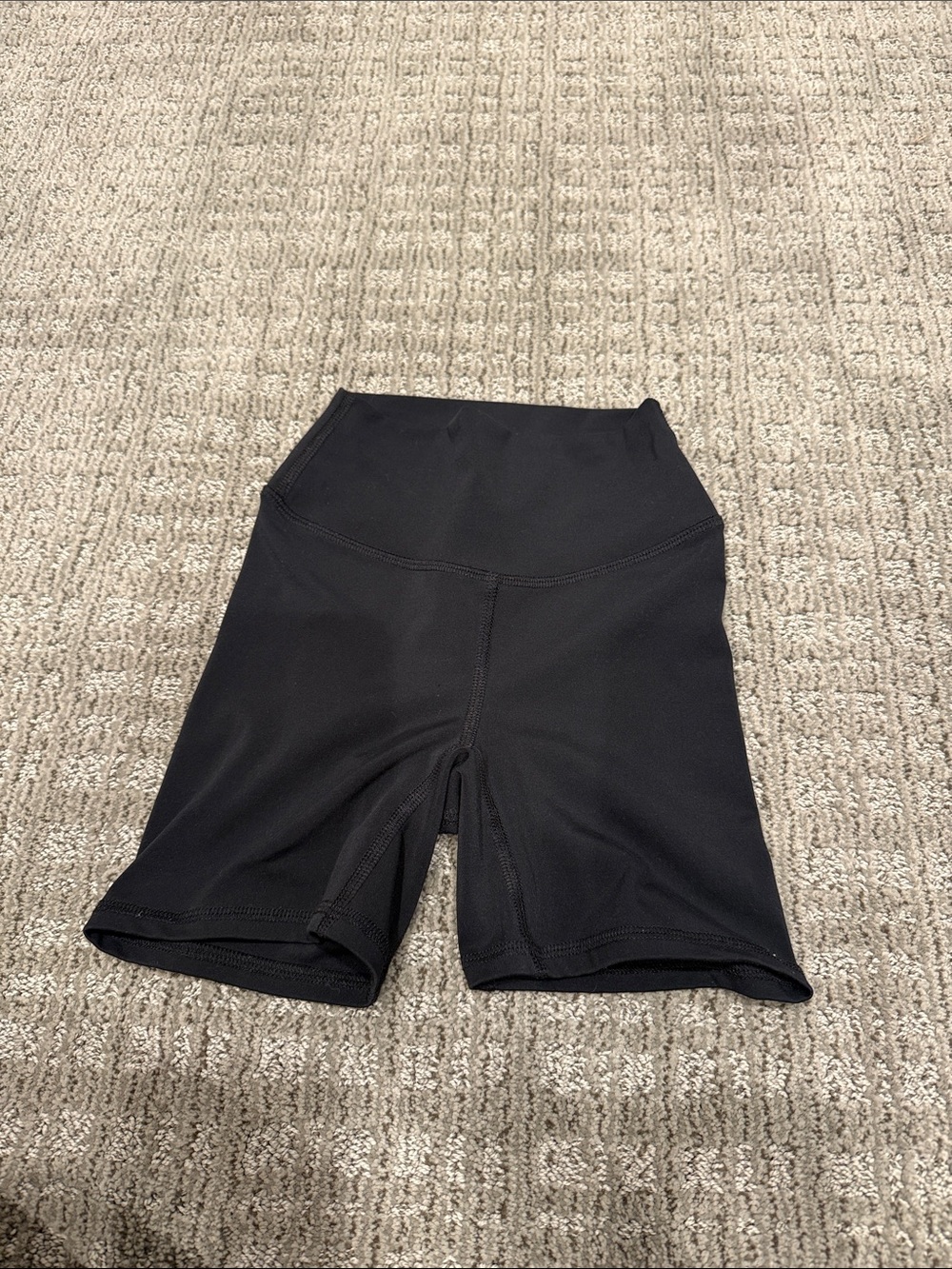 High-Waist Black kids dance  Bike Shorts